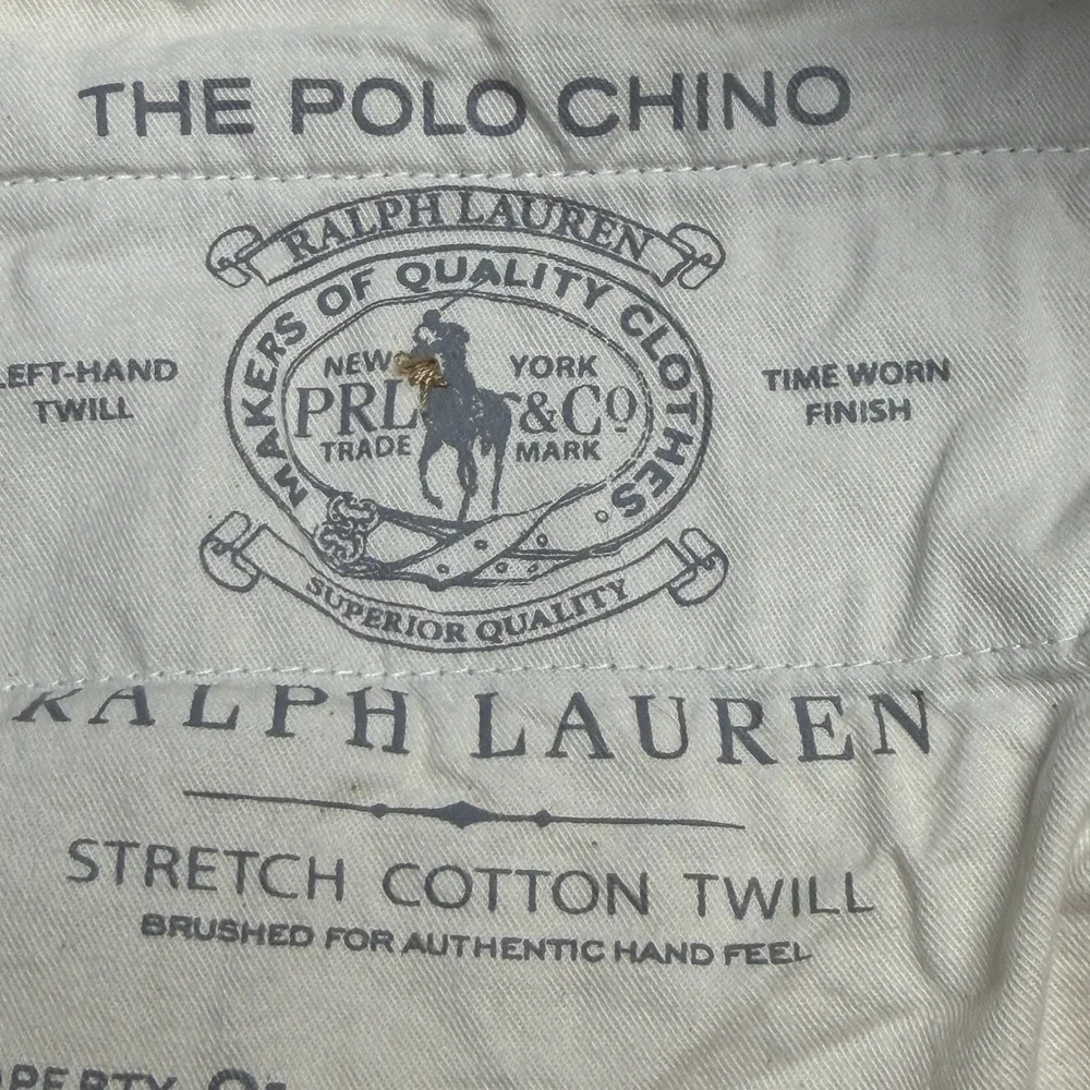 Polo Ralph Lauren Mens Classic Fit 9 Inch Shorts Light Blue Chino Stretch 36